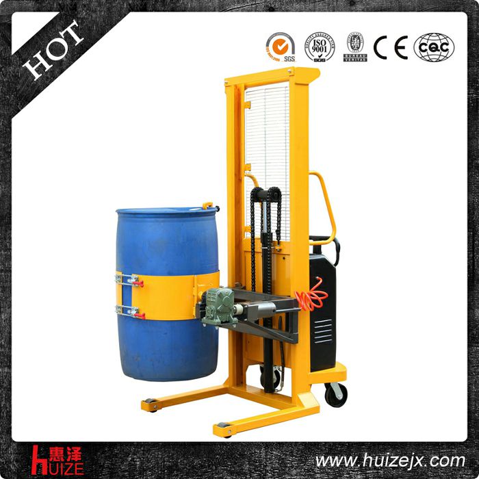 半電動(dòng)多功能油桶車（單門架，夾塑桶）