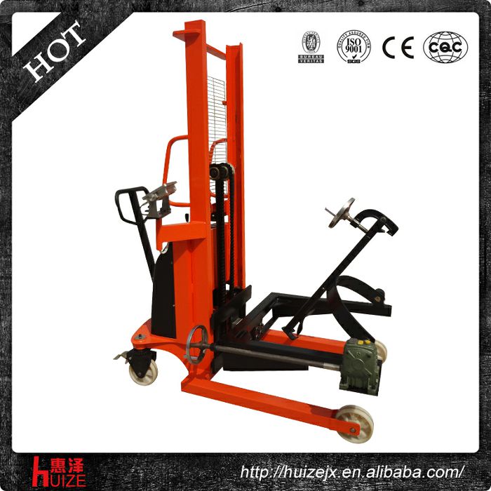 半電動(dòng)稱重油桶車（夾鐵桶，手搖翻轉(zhuǎn)）
